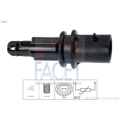 Imagem de FACET 10.4033 Sensor Made in Italy OE Equivalent OPEL: Astra F CC, G Caravan, Corsa D Hatchback, CHEVROLET: Cruze Sedan