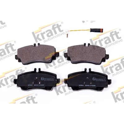 Imagem de KRAFT 6001420 Jogo de pastilhas para travão disco preparado indicador aviso desgaste, excl. contacto desgaste