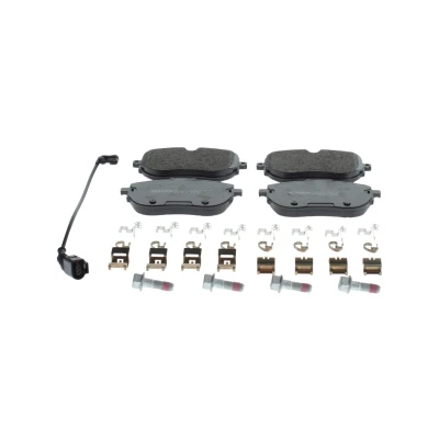 Imagem de BOSCH Jogo de pastilhas para travão disco Baixo teor metálico incl. contacto aviso desgaste 0 986 460 201