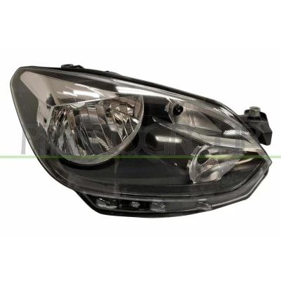 Imagem de PRASCO VG2014833 Farol Principal à direita H4 preto com motor de regulação do alcance dos faróis VOLKSWAGEN: up! Hatchback