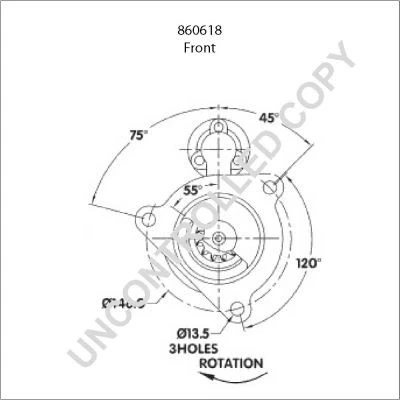 Imagem de PRESTOLITE ELECTRIC 860805GB Alternador 24V 110A