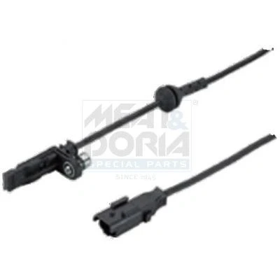 Imagem de MEAT &amp; DORIA 90083 Sensor de ABS Eixo dianteiro, lado direito, esquerdo activo 2pólos 1300mm 38mm PEUGEOT: 407 SW