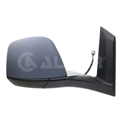 Imagem de espelho retrovisor Alkar 9240341 à direita com subcapa elétrico aquecível, grande angular, convexo para veículo volante esquerda