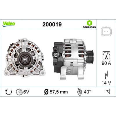 Imagem de Alternador VALEO 200019