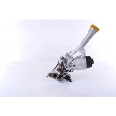Imagem de NISSENS 90928 Radiador de Óleo com caixa do filtro óleo sem sensor pressão