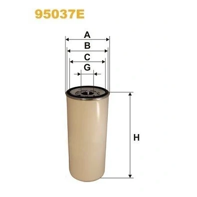 Imagem de WIX FILTERS 95037E Filtro de Combustível aparafusado RENAULT TRUCKS: Magnum
