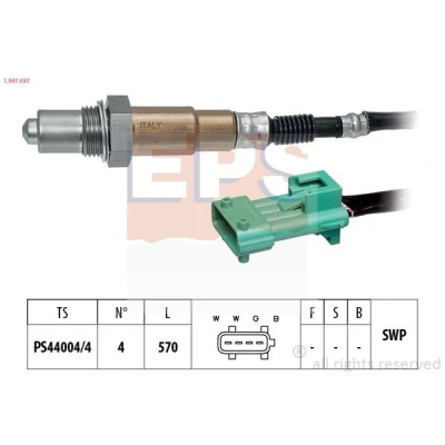 Imagem de FACET 10.7597 Sonda lambda Made in Italy OE Equivalent com aquecimento, plana, Rosca pré lubrificada CITROËN: Saxo Hatchback, C5 I Hatchback
