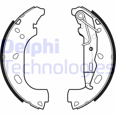 Imagem de DELPHI LS2167 Maxilas de Travão 230mm 42mm