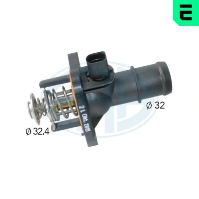 Imagem de ERA 350430A Termóstato, líquido de refrigeração 100 com junta Plástico caixa AUDI: A3 Hatchback, Sportback, VOLKSWAGEN: Golf 4, Bora Sedan