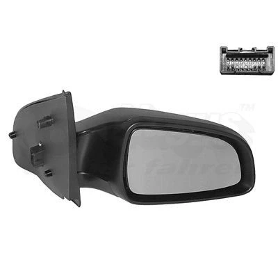 Imagem de Espelho retrovisor Van Wezel 3745808 à direita preto completo, convexo, para regulação eléctrica dos espelhos, aquecível OPEL: Astra H Caravan