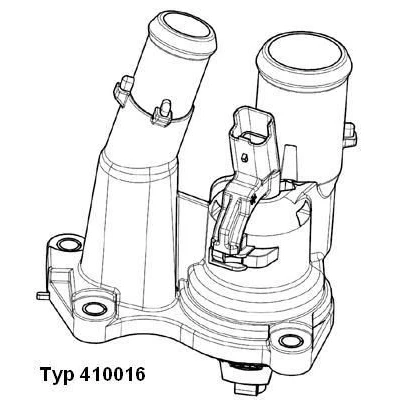 Imagem de WAHLER 410016.98D Termóstato, líquido de refrigeração 98 com juntas FORD: Focus 2 Kombi, 2, C Max