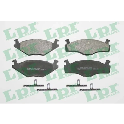 Imagem de LPR 05P591 Jogo de pastilhas para travão disco SEAT: Ibiza 2, Córdoba I Sedan, Vario, VOLKSWAGEN: Polo III Hatchback, Variant
