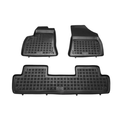 Imagem de REZAW PLAST 201307 Conjunto de tapete chão Borracha à frente e atrás 3 preto medida PEUGEOT: 5008 I