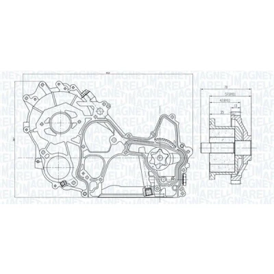 Imagem de MAGNETI MARELLI 351516000119 Bomba de Óleo