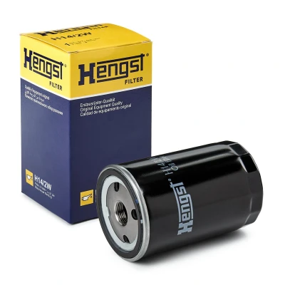 Imagem de HENGST FILTER H14/2W Filtro de óleo 3/4 16 UNF aparafusado VOLKSWAGEN: GOLF 2, 3, Passat B3/B4 Variant, AUDI: 80 B4 Avant, Sedan