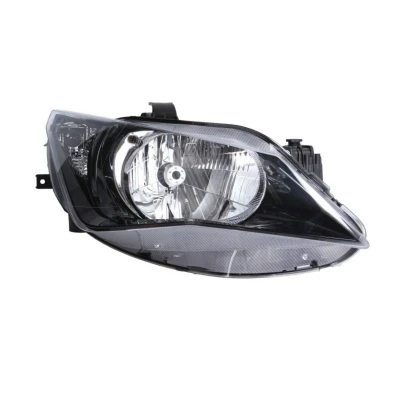 Imagem de ABAKUS 445 1130R LDEM2 Farol Principal à direita H4 preto transparente P43t SEAT: Ibiza 4 ST