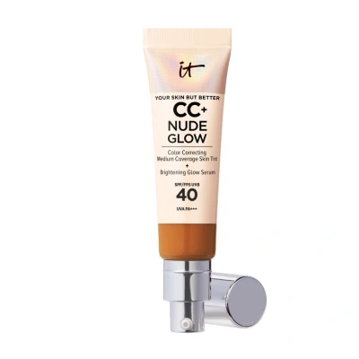 Imagem de IT Cosmetics CC+ and Nude Glow Lightweight Foundation Serum with SPF40 32ml (Various Shades) Neutral Medium