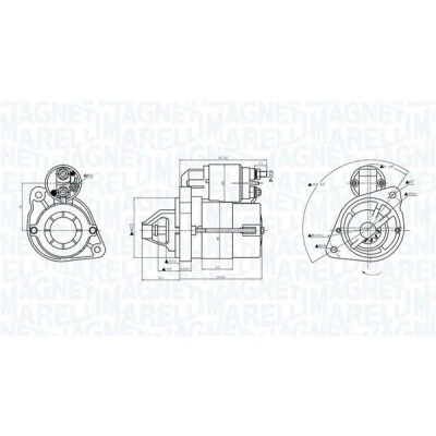 Imagem de MAGNETI MARELLI 063731508010 Alternador 12V 100A OPEL: Corsa E Hatchback