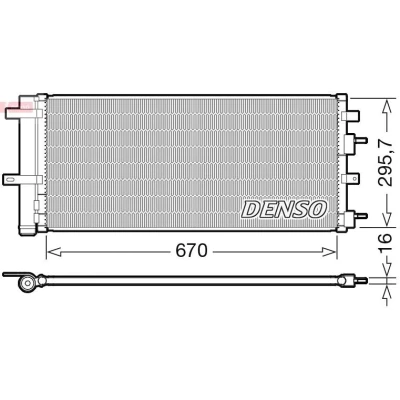 Imagem de Condensador, ar condicionado DENSO DCN10053