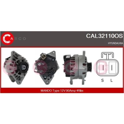 Imagem de CASCO CAL15128AS Alternador 12V 150A MERCEDES BENZ: Classe A