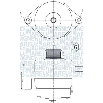 Imagem de Alternador MAGNETI MARELLI 063732181010