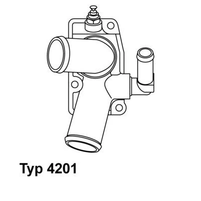 Imagem de WAHLER 4201.92D Termóstato, líquido de refrigeração 92 com junta OPEL: Vectra B Sedan, Carrinha