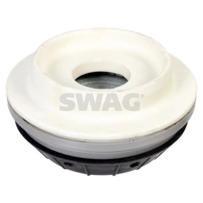 Imagem de SWAG 33 10 3221 Suporte de apoio do conjunto mola / amortecedor Eixo dianteiro com rolamentos esferas, material fixação Borracha