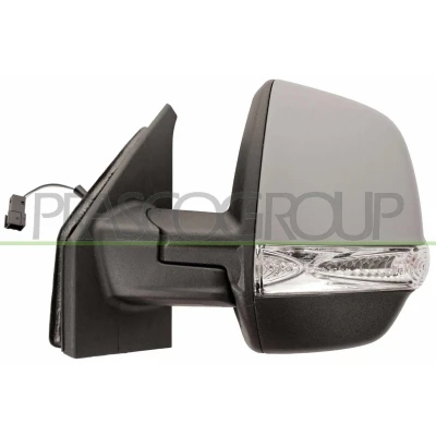 Imagem de Espelho retrovisor Prasco FT9107144 esquerda com subcapa manual ajustável pelo interior FIAT: Doblo II Van / Carrinha