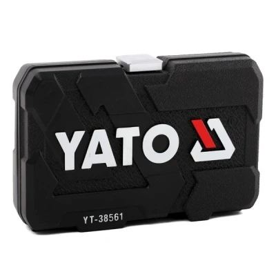 Imagem de YATO YT 38561 Conjunto de soquete 22 Sextavado Aço cromo vanádio, molibdénio 3/8&quot;, 3/8 com roquete