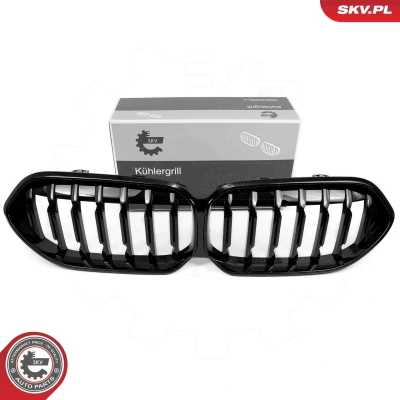 Imagem de ESEN SKV 66SKV037 Grelha de Radiador preto, brilhante
