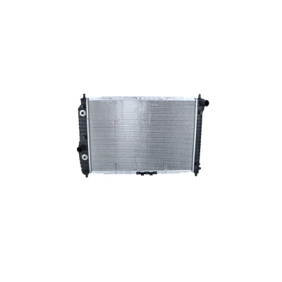 Imagem de NRF 53639 Radiador, arrefecimento do motor Alumínio 600 413 16 com componentes de montagem Aletas refrigeração soldadas