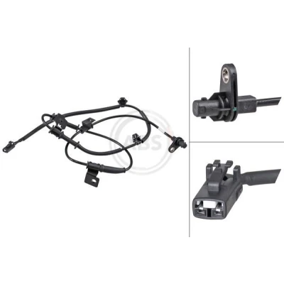 Imagem de A.B.S. 32276 Sensor de ABS activo 1330mm 1365mm 20mm preto