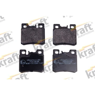 Imagem de KRAFT 6011130 Jogo de pastilhas para travão disco Eixo traseiro MERCEDES BENZ: Classe C Sedan, E 190