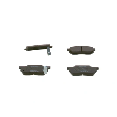 Imagem de BOSCH 0 986 490 440 Jogo de pastilhas para travão disco Baixo teor metálico com avisador sonoro desgaste HONDA: Civic V Hatchback