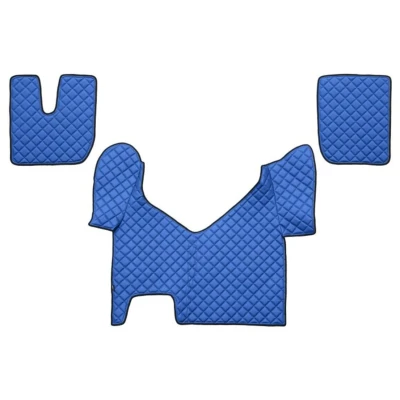 Imagem de F CORE FL27 BLUE Conjunto de tapete chão Couro artificial à frente 3 Azul