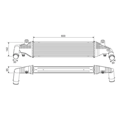 Imagem de VALEO 818542 Intercooler Alumínio sem sensor