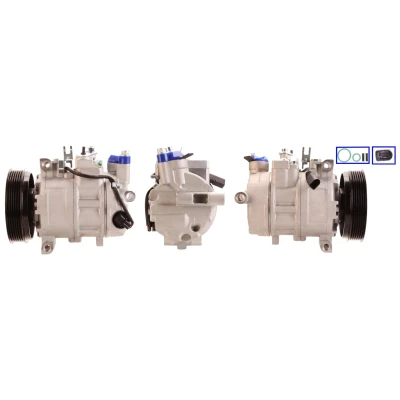 Imagem de ELSTOCK 51 0442 Compressor PAG 46 R 134a com juntas AUDI: A4 B7 Avant, A6 C6 B8 Avant