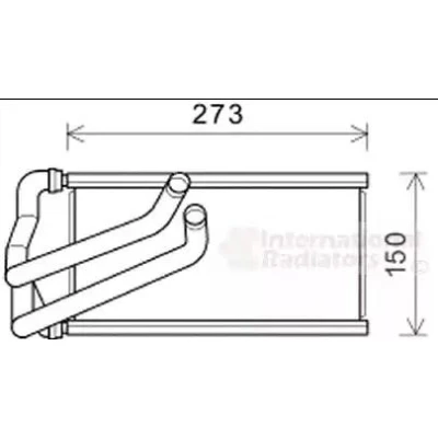 Imagem de VAN WEZEL 07006140 Radiador Quente