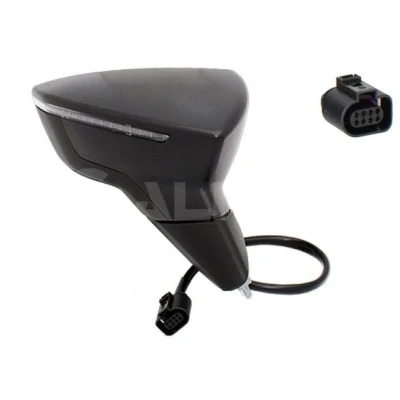 Imagem de Espelho retrovisor Alkar 6142811 à direita elétrico aquecível, convexo para veículo com volante esquerda SEAT: IBIZA 5