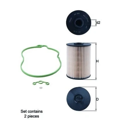 Imagem de Filtro de combustível KNECHT KX 200D/S