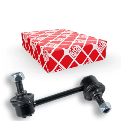 Imagem de FEBI BILSTEIN 23712 barra / escora, estabilizadora Eixo dianteiro, lado direito 104 M10 x 1,25 ProKit com porca autoblocante Aço MAZDA: MX 5 2