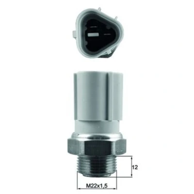 Imagem de MAHLE ORIGINAL TSW 57 Interruptor de temperatura, ventilador do radiador M22x1.5 com junta VOLKSWAGEN: Golf 4, Polo IV Hatchback, III Hatchback