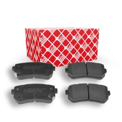 Imagem de FEBI BILSTEIN 116367 Jogo de pastilhas para travão disco Eixo traseiro com avisador sonoro desgaste HYUNDAI: Kauai / Kona SUV, KIA: Picanto II