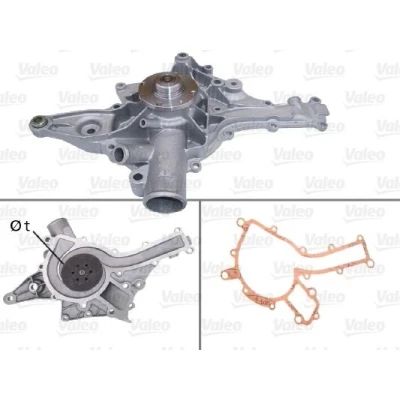 Imagem de VALEO 506832 Bomba de água com polia juntas tampa MERCEDES BENZ: Classe E Sedan, C T modell
