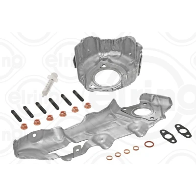 Imagem de ELRING 642.470 Kit de montagem, turbocompressor com juntas instruções parafusos RENAULT: Kadjar, MEGANE 3, 3 Coupe endado,