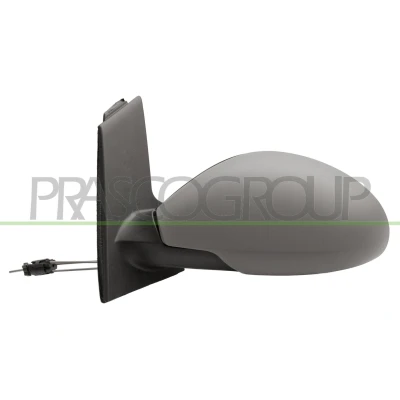 Imagem de Espelho retrovisor Prasco ST3207124 esquerda com subcapa manual ajustável pelo interior, convexo