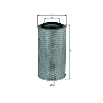Imagem de MAHLE ORIGINAL LX 265 Filtro de ar 377,0 198,2 Cartucho filtrante VOLVO: F 12, DAF: CF 85, MAGIRUS DEUTZ: M Series