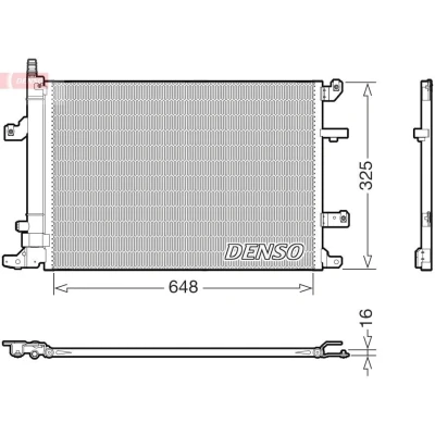 Imagem de DENSO DCN33017 Condensador VOLVO: S60 II