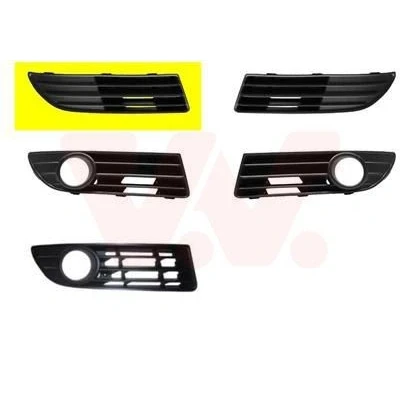 Imagem de VAN WEZEL 5828592 Grelha de Pára Choques à frente, lado direito VOLKSWAGEN: Polo IV Hatchback endado, norauto, oscaro, mister auto