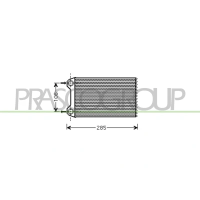 Imagem de PRASCO AD020H001 Radiador Quente AUDI: A4 B7 Sedan, B6 Avant, Avant